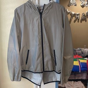 Fila reflective rain jacket